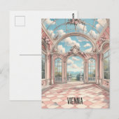 Reizen naar Wenen Oostenrijk Briefkaart (Voorkant / Achterkant)