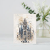 Reizen naar Wenen Oostenrijk Briefkaart (Staand voorkant)
