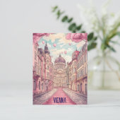 Reizen naar Wenen Oostenrijk Briefkaart (Staand voorkant)