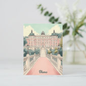 Reizen naar Wenen Oostenrijk Briefkaart (Staand voorkant)