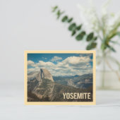Reizen naar Yosemite in oude stijl Briefkaart (Staand voorkant)