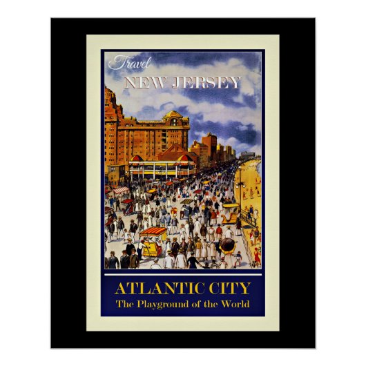 Reizen New Jersey, Atlantic City, Perfect Poster (Voorkant)