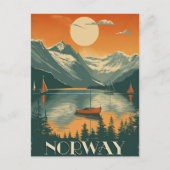  reizen Noorwegen Briefkaart (Voorkant)