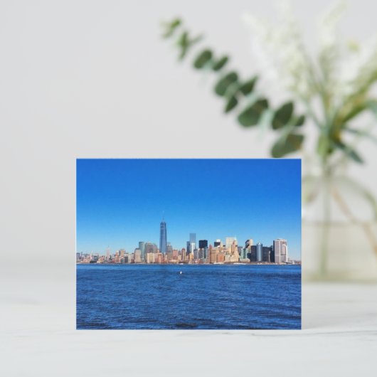 Reizen - NYC Skyline Briefkaart (Staand voorkant)