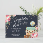 Reizen onder de naam Bridal-douche Kaart (Staand voorkant)