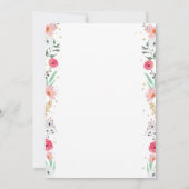 Reizen onder de naam Bridal-douche Kaart (Achterkant)