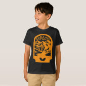Reizen Ontdek Mountain Graphic Casual Camping Boy T-shirt (Voorkant volledig)