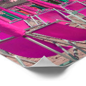 Reizen Ontspannen Dromen Strandstoelen Poster (Hoek)