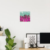 Reizen Ontspannen Dromen Strandstoelen Poster (Thuiskantoor)