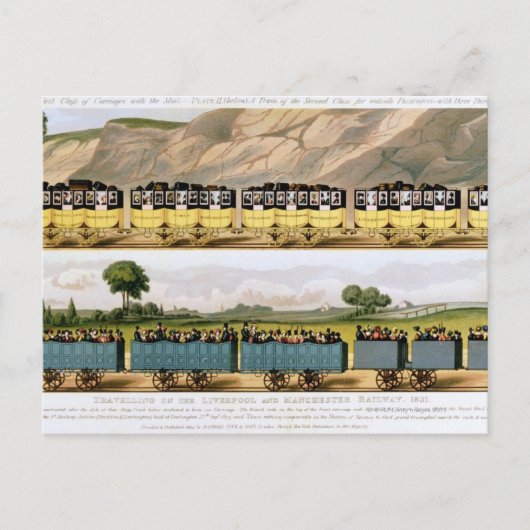 Reizen op de Liverpool en Manchester 2 Briefkaart (Voorkant)
