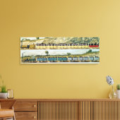 Reizen op de Liverpool en Manchester Canvas Afdruk (Insitu (Woonkamer))