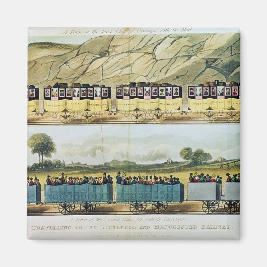 Reizen op de Liverpool en Manchester Magneet (Voorkant)