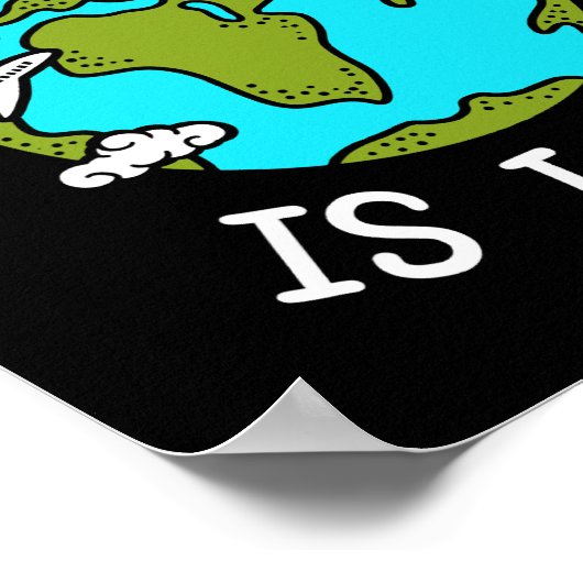 Reizen op wereldreizen poster (Hoek)