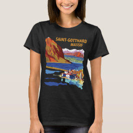 Reizen over de bergpas Saint Gotthard T-shirt