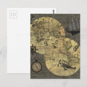 Reizen over de hele wereld briefkaart (Voorkant / Achterkant)