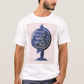 Reizen over de hele wereld Ontdek het grote onbeke T-shirt (Voorkant)