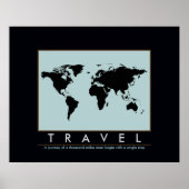 reizen over de hele wereld poster (Voorkant)