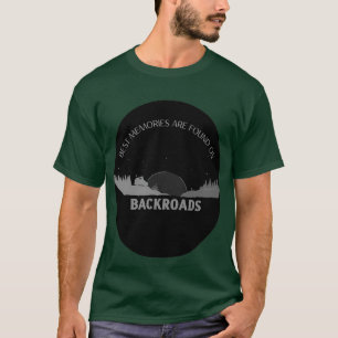 Reizen over de minder gereisde weg t-shirt