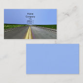 Reizen over de weg - standaard visitekaartje (Voorkant / Achterkant)