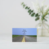 Reizen over de weg - standaard visitekaartje (Staand voorkant)