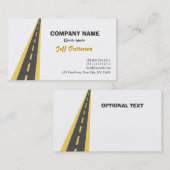 Reizen over de weg visitekaartje (Voorkant / Achterkant)