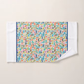 Reizen over de wereld badhanddoekenset bad handdoek (Handdoek)