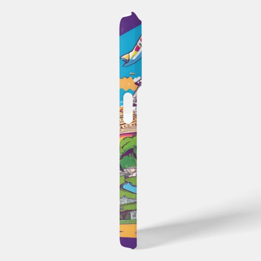 Reizen over de wereld iPhone 15 - Stijlvol Case-Mate iPhone Case (Achterkant / Rechts)