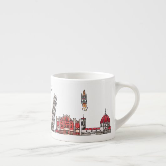 Reizen over de wereld - Italië Espresso Kop (Rechts)