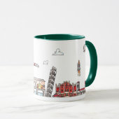 Reizen over de wereld - Italië Mok (Voorkant rechts)