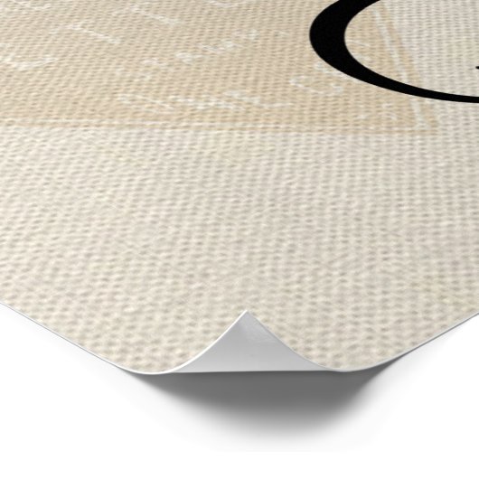 Reizen overal -  Poster Stempel (Hoek)