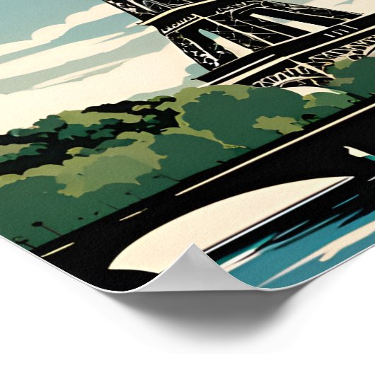 Reizen Parijs Poster (Hoek)