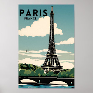 Reizen Parijs Poster