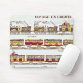 Reizen per spoor in 1845 muismat (Met muis)