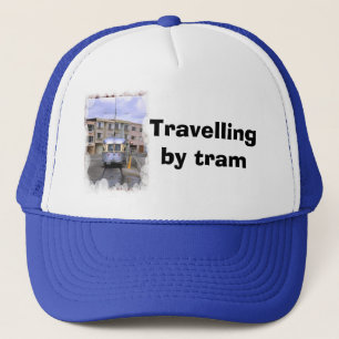 Reizen per tram trucker pet