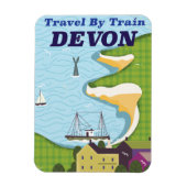 Reizen per trein Devon Magneet (Verticaal)