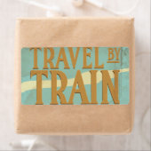 Reizen per trein etiket (Insitu)