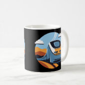 Reizen per trein koffiemok (Voorkant rechts)