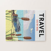 Reizen per trein legpuzzel (Horizontaal)