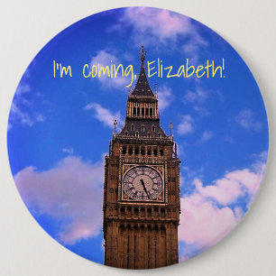 Reizen Plezier Engeland Ronde Button 6,0 Cm