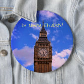Reizen Plezier Engeland Ronde Button 6,0 Cm (In situ)