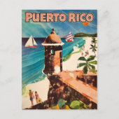 Reizen Puerto Rico Briefkaart (Voorkant)
