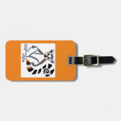 Reizen - Ringstaart LEMUR -Wildlife - Sinaasappel Bagagelabel (Voorkant horizontaal)