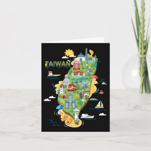 Reizen rond Azië Taiwan Taipei Gezinsvakantie S Kaart