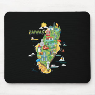 Reizen rond Azië Taiwan Taipei Gezondheidsvakantie Muismat