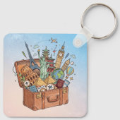 Reizen Sleutelhanger (Achterkant)