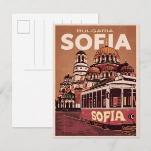 Reizen Sofia, Bulgarije  geschenken en souvenirs Briefkaart