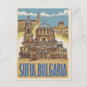 Reizen Sofia, Bulgarije  geschenken en souvenirs Briefkaart (Voorkant)