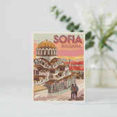Reizen Sofia, Bulgarije geschenken en souvenirs Briefkaart (Staand voorkant)