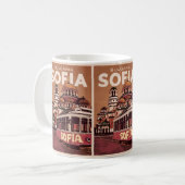 Reizen Sofia, Bulgarije  geschenken en souvenirs Koffiemok (Voorkant links)