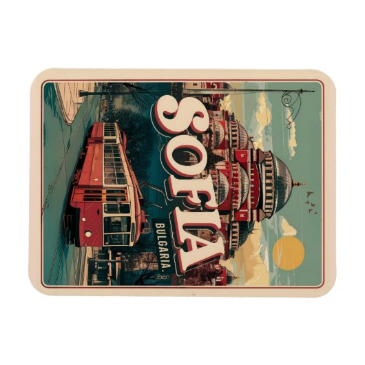 Reizen Sofia, Bulgarije  geschenken en souvenirs Magneet (Horizontaal)